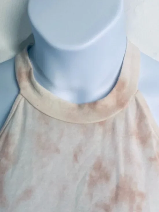 W5 Tie-Dye Halter Top With Ruffle Hem Womens Size M Polyester Blend - Picture 2 of 7